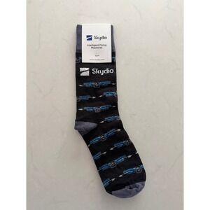 Skydio Intelligent Flying‎ Machines Drone Promo Socks Black Blue Sock Club USA